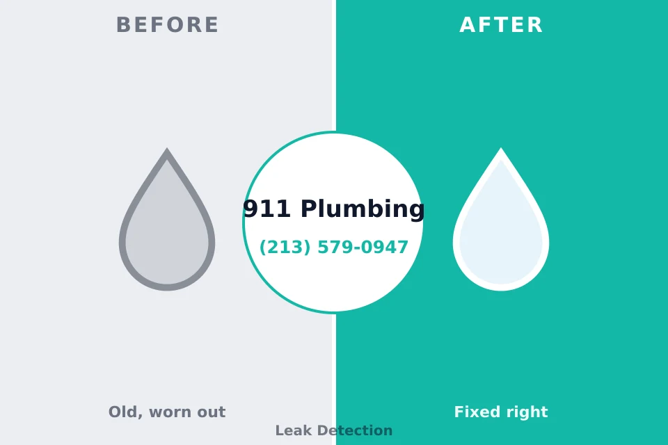 Before and after: plumbing company Erie, KS